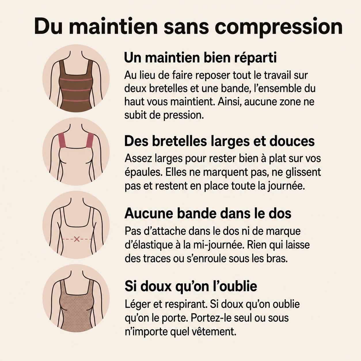 Dorae™ Débardeur Confort Absolu — Soutien Intégré