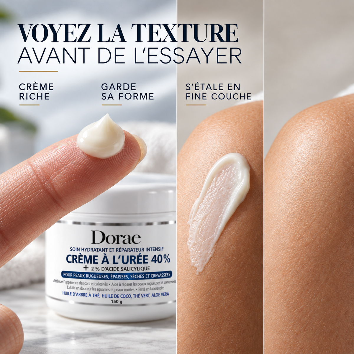 Crème kératolytique pour les kératoses séborrhéiques